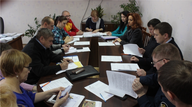 В администрации города Канаш состоялось заседание Комиссии по профилактике правонарушений