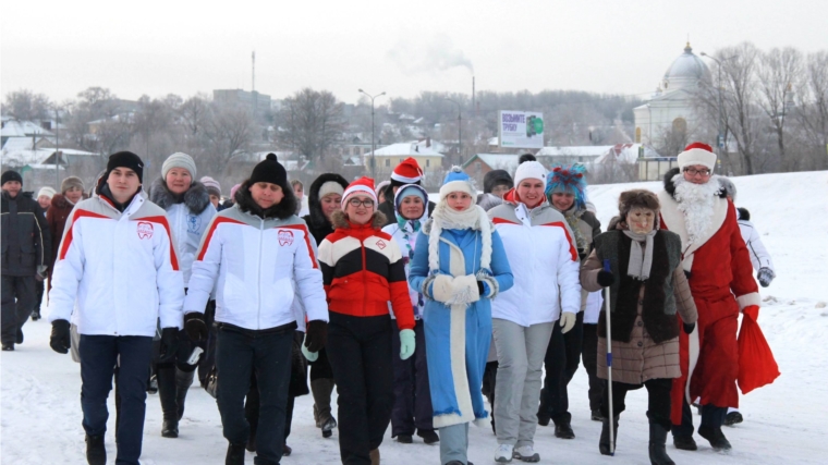 Министр Алла Самойлова провела предновогоднюю «Прогулку с врачом»