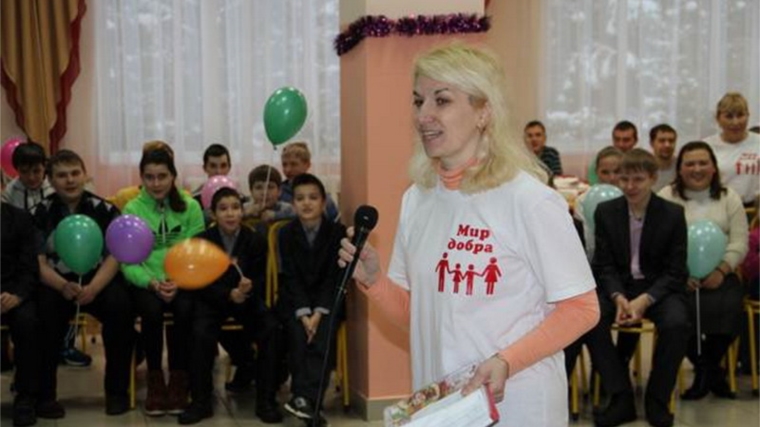 В Шумерлинской школе-интернате прошла предновогодняя акция «Хочу быть здоровым!» от Чувашской региональной общественной организации «Мир добра»