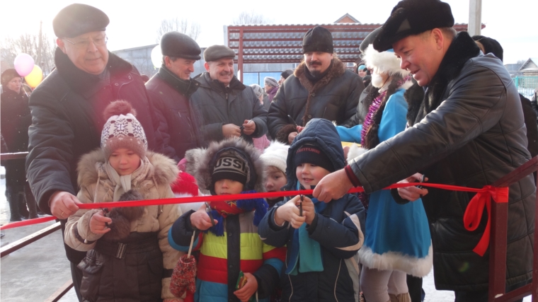 Подарком для красночетайских малышей к Новому году стало открытие нового детского сада