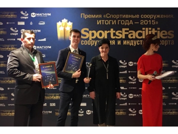 Ледовый дворец «Чебоксары Арена» стал победителем всероссийской премии «Спортивные сооружения. Итоги года-2015»