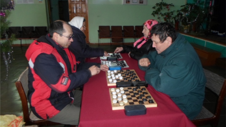 4 января прошел шашечный турнир среди жителей Старочукальского сельского поселения