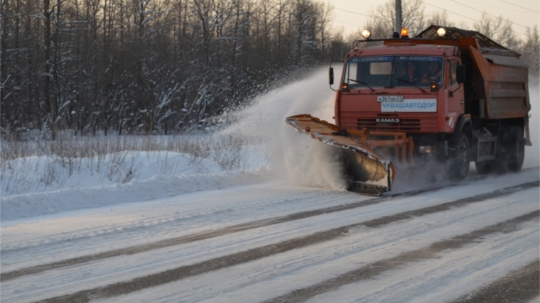 Качественное зимнее содержание дорог – одна из приоритетных задач в Мариинско-Посадском районе