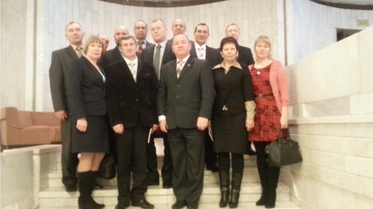 Делегаты из Красночетайского приняли участие в церемонии оглашения главой Чувашии ежегодного Послания к Госсовету и жителям республики