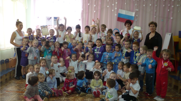 Спортивный праздник «Олимпиада» прошел в детском саду «Сеспель»
