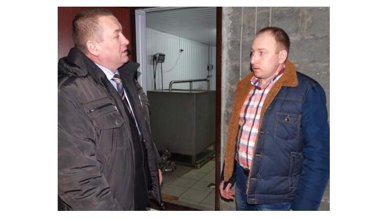 Александр Башкиров ознакомился с работой филиала «Новочурашевского молочного завода» в Красночетайском районе