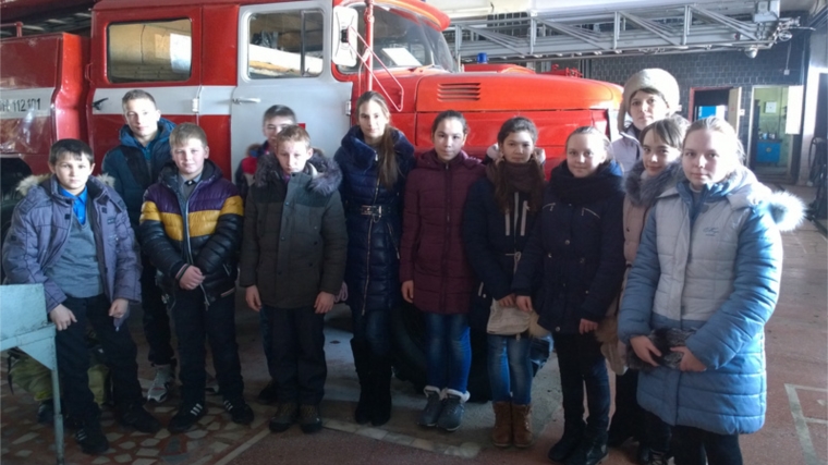 Сойгинские школьники познакомились с профессией пожарного