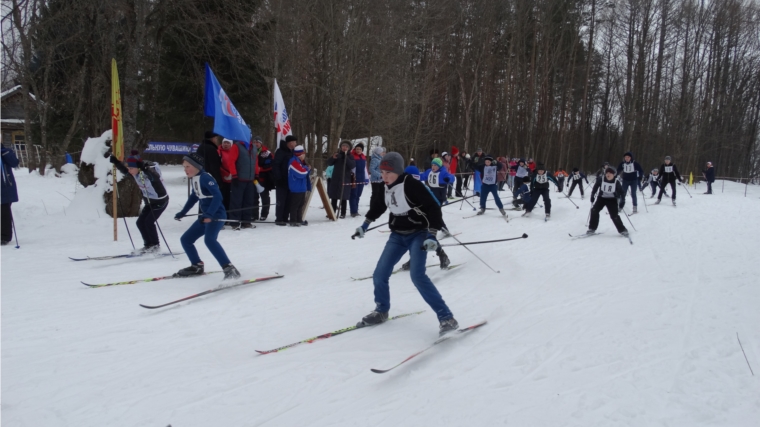 Всероссийская массовая лыжная гонка «Лыжня России - 2016» успешно прошла в Красночетайском районе