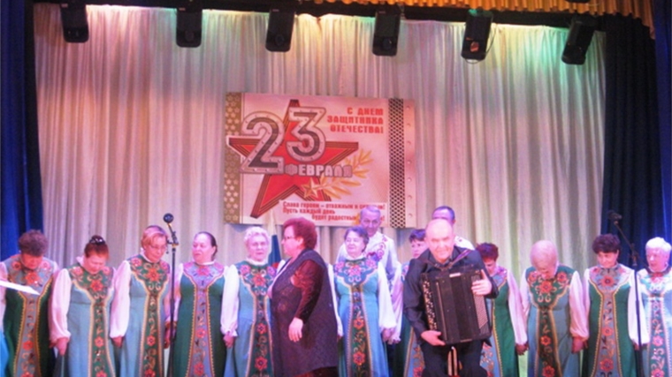 В День защитника Отечества в Шумерле прошел праздничный концерт