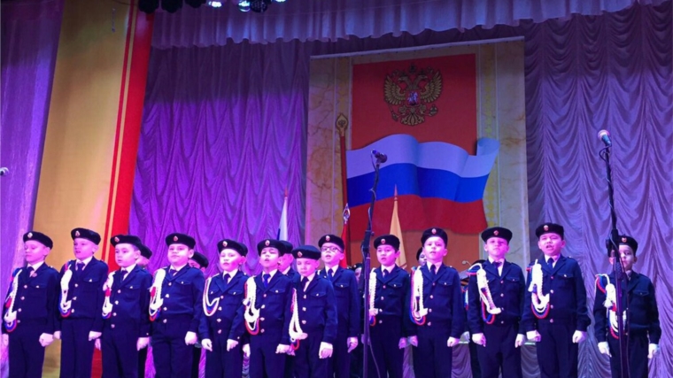 Праздничный концерт, посвященный Дню защитника Отечества, состоялся во Дворце культуры г. Канаш