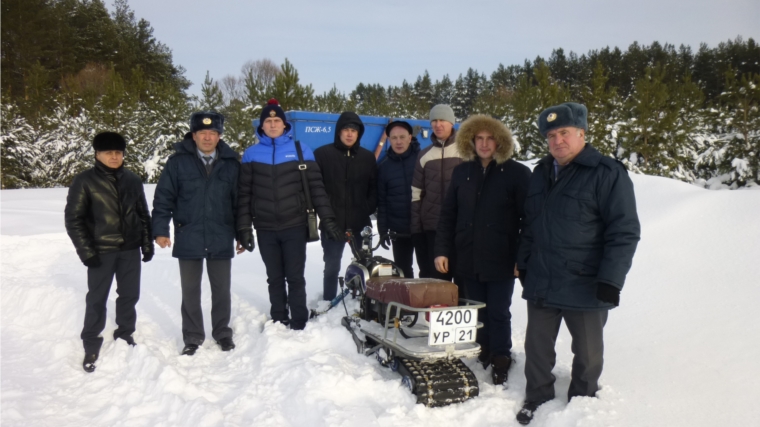 Операция &quot;Снегоход&quot; в Комсомольском районе.