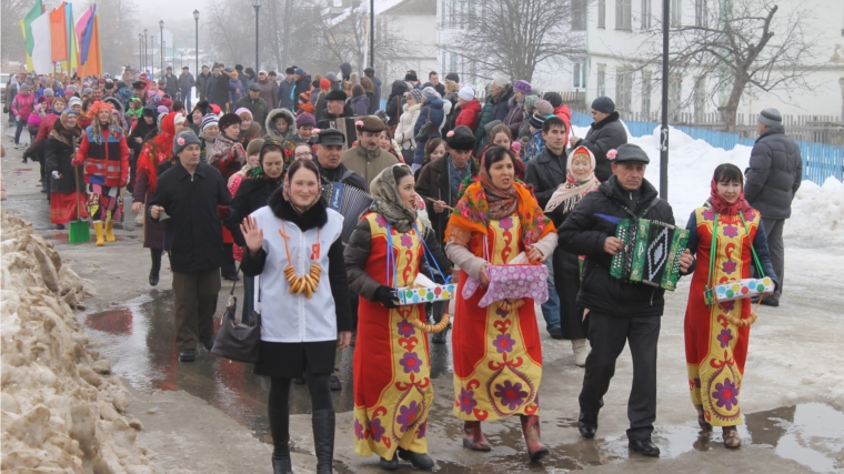 Традиционный праздник «Проводы зимы» провели в Козловке