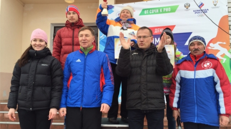 «Золотой дубль» команды города Канаша по лыжным гонкам-2016