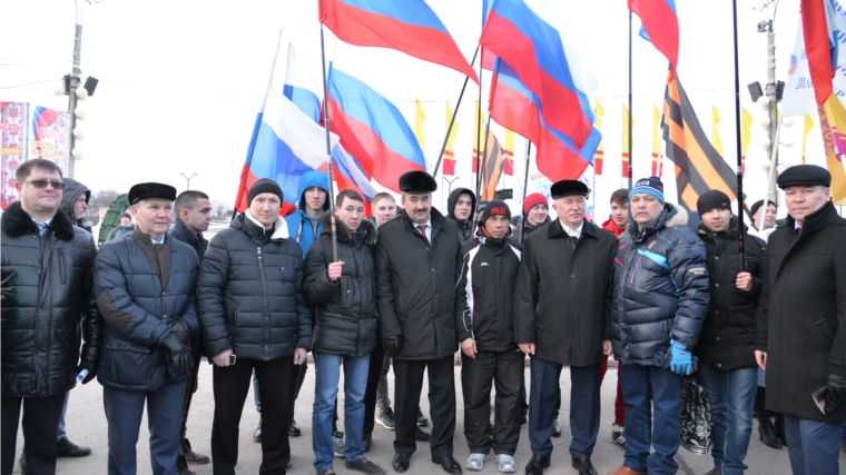 Чебоксарцы отпраздновали вторую годовщину воссоединения России и Крыма праздничным концертом «Мы вместе!»