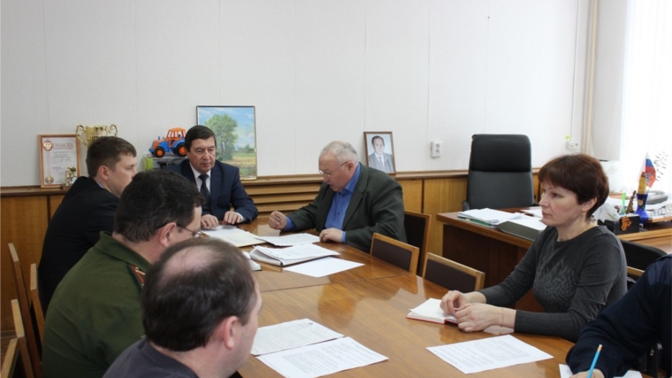 Заседание антитеррористической комиссии Ядринского района
