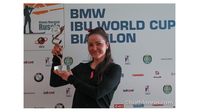 Татьяна Акимова признана новичком года по версии Международного союза биатлонистов