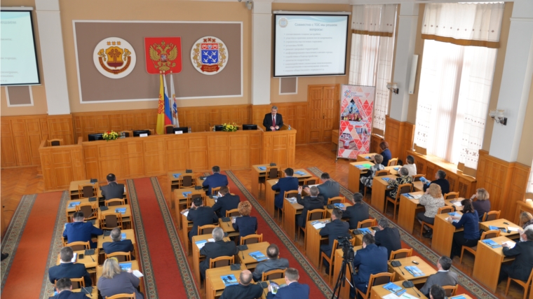 В Чебоксарах состоялось совместное заседание Палаты глав администраций городских округов и Палаты глав (глав администраций) районных центров Чувашской Республики