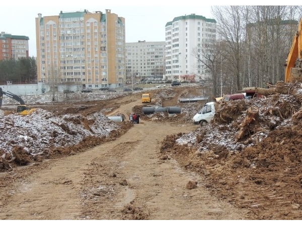 Дорожно-строительные работы на месте будущего этнокомплекса в Чебоксарах возобновляются ("НТА-Приволжье")