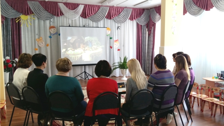 В детских садах города Чебоксары проходят мероприятия в рамках Года российского кино