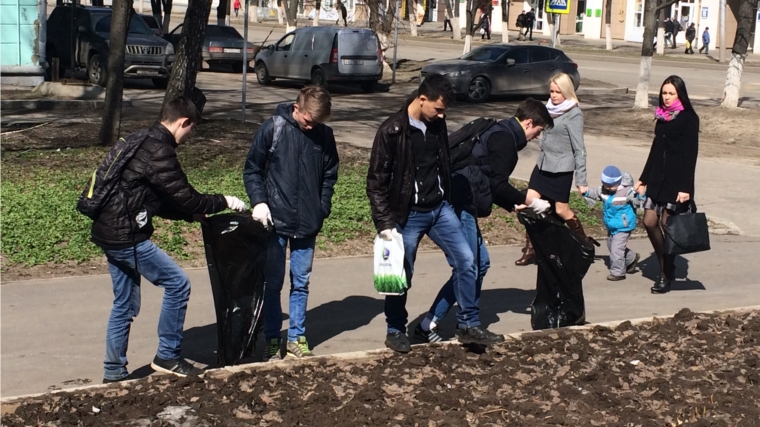 Молодежь Ленинского района: мы ответственны за чистоту родного города!