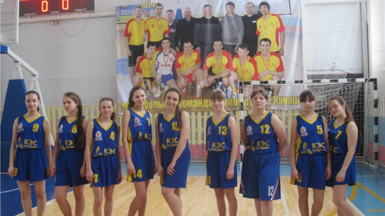 Команда девушек города Канаша выходит в финал Первенства Чувашской Республики по баскетболу среди игроков 2002-2003 гг.р.