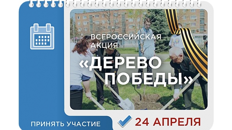 24 апреля, во всех субъектах Российской Федерации стартует Всероссийская акция &quot;Дерево Победы&quot;