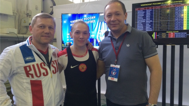 Штангистка из Чувашии Ирина Баймулкина стала вице-чемпионкой России в весовой категории 58 кг