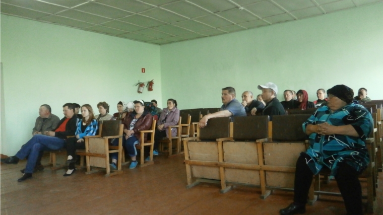 Глава Большебуяновского сельского поселения провел собрание с жителями д.Верхнее Буяново