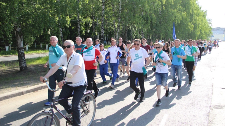 Традиционный пробег «Зеленый старт. «Химпром» - Город» объединил любителей спорта