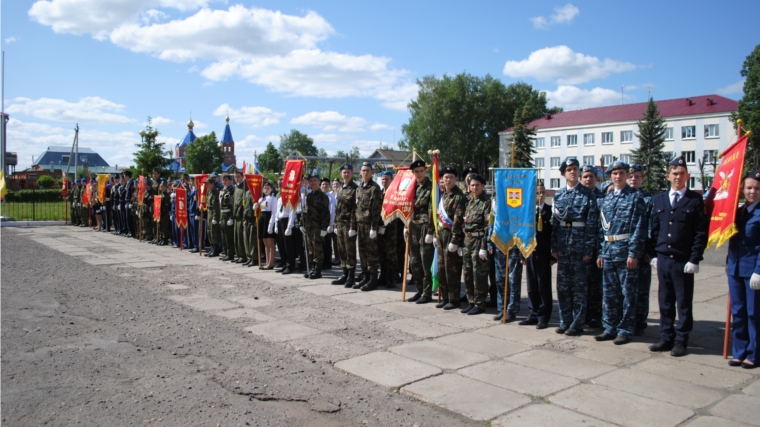В Шемуршинском районе завершились финальные районные игры юнармейского движения «Зарница» и «Орленок»