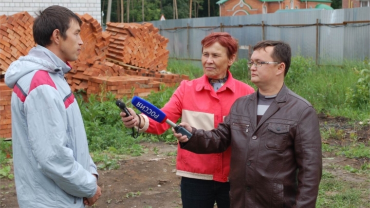 Сегодня в Вурнарском районе побывала съемочная группа ГТРК "Чувашия"