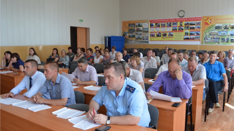 В Красноармейском районе состоялось очередное девятое заседание Собрания депутатов Красноармейского района