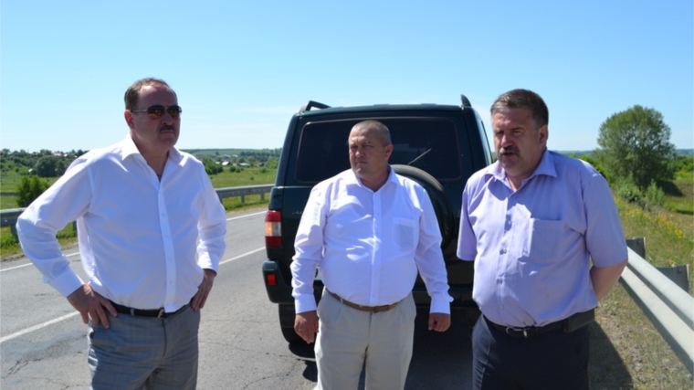Порецкий район с рабочим визитом посетил министр транспорта и дорожного хозяйства Чувашской Республики Михаил Резников