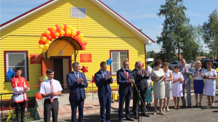 Первый в 2016 году модульный ФАП открылся в селе Илгышево Аликовского района