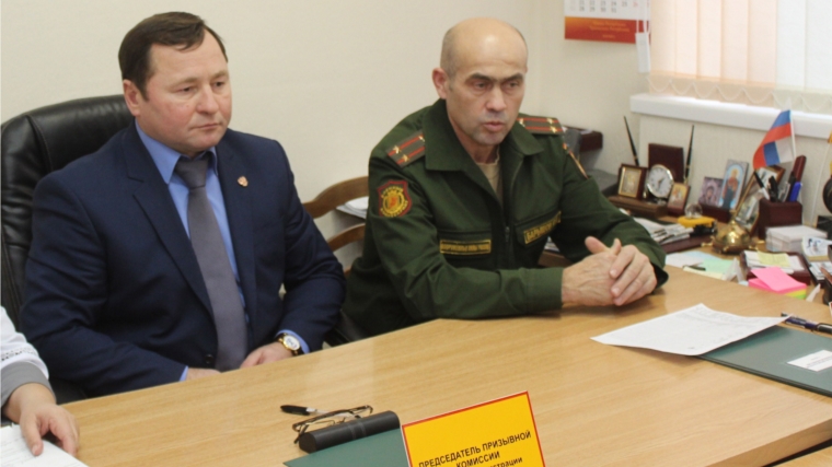 В городе Канаш прошла итоговая призывная комиссия