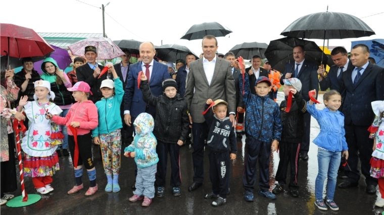 В Батыревском районе состоялось открытие автомобильной дороги