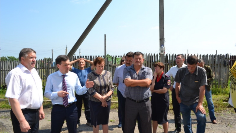 Порецкий район с рабочим визитом посетил Председатель Кабинета Министров Иван Моторин