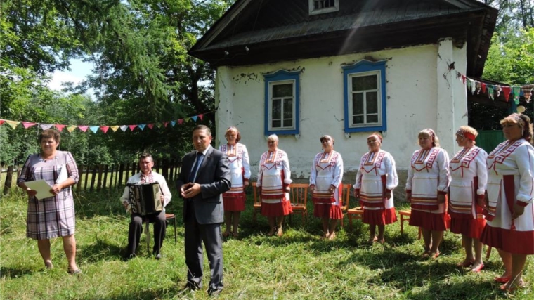 Глава администрации Мариинско-Посадского района Анатолий Мясников принял участии в праздновании Дня деревни Щамалы
