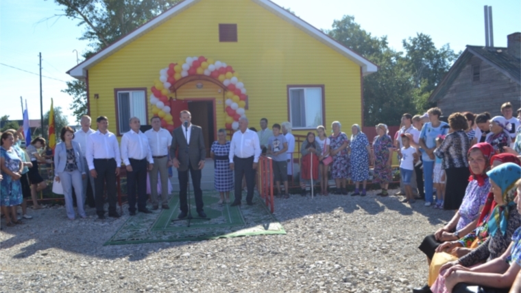 В деревне Малдыкасы Канашского района открылся новый модульный фельдшерско-акушерский пункт