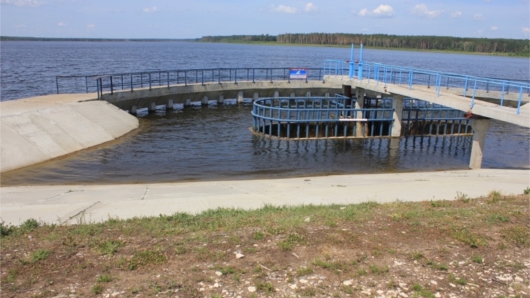 На Шемуршинском водохранилище проведены ремонтные работы