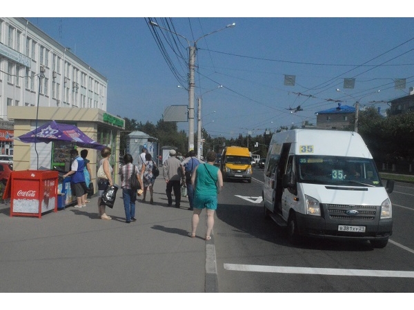 На Пригородном автовокзале разграничили место остановки троллейбусов и автобусов (&quot;Мой город Чебоксары&quot;)