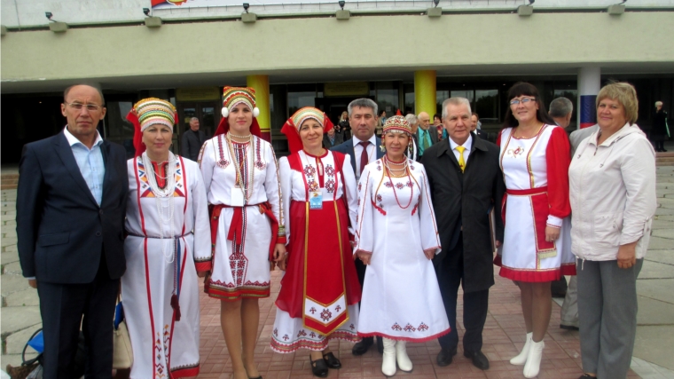 Делегация Алатырского района приняла участие в Съезде народов, проживающих в Чувашской Республике