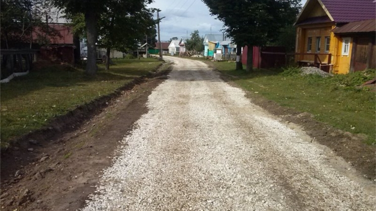 Ремонт автомобильных дорог на границах населенных пунктов под контролем администрации Мариинско-Посадского района