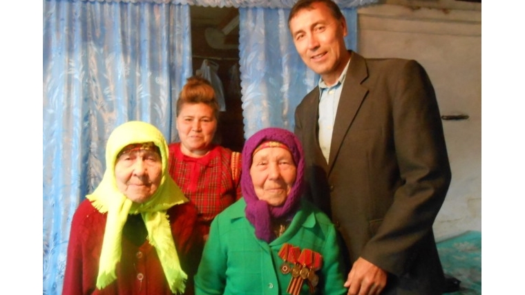 Жительнице д. Имбюрти Цивильского района, ветерану труда Сергеевой Марии Сергеевне исполнилось 90 лет