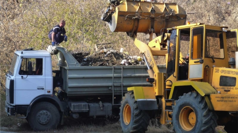 Экологический месячник: в Ленинском районе города Чебоксары проводятся работы по ликвидации мест захламления отходами