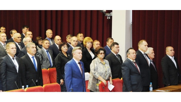 Руководство города Шумерли приняло участие в работе первой сессии Государственного Совета Чувашской Республики шестого созыва