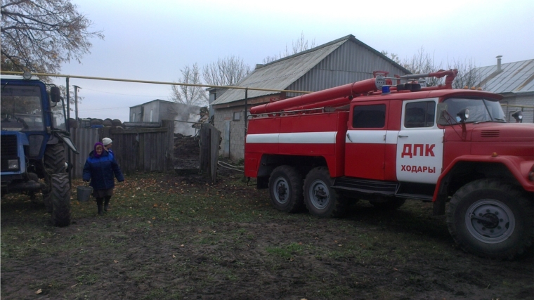Шумерлинский район: добровольная пожарная команда «Ходарская» - на страже безопасности сельчан