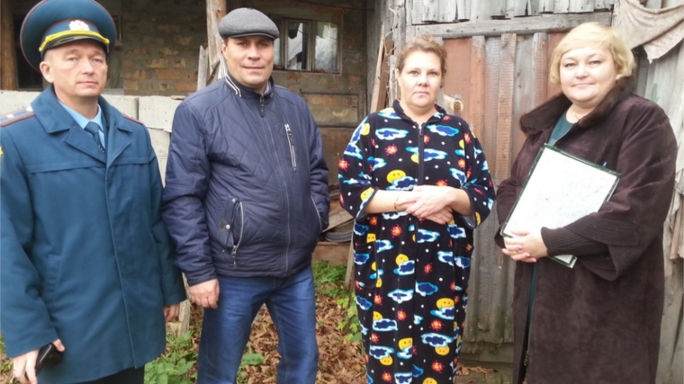 У субъектов профилактики города Шумерли места проживания неблагополучной категории граждан и многодетных семей находятся на особом контроле