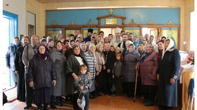 Освящение храма в селе Любимовка