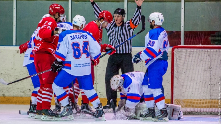 Хоккейный клуб «Чебоксары» одержал волевую победу над «Ростовом» - 6:3